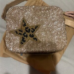 Moyna Gold and Black Star Crossbody Bag